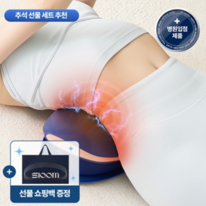 슬룸 허리편한케어 공기압 에어리프트 EMS 온열 허리 마사지기 v1 명절 부모님선물로 추천!