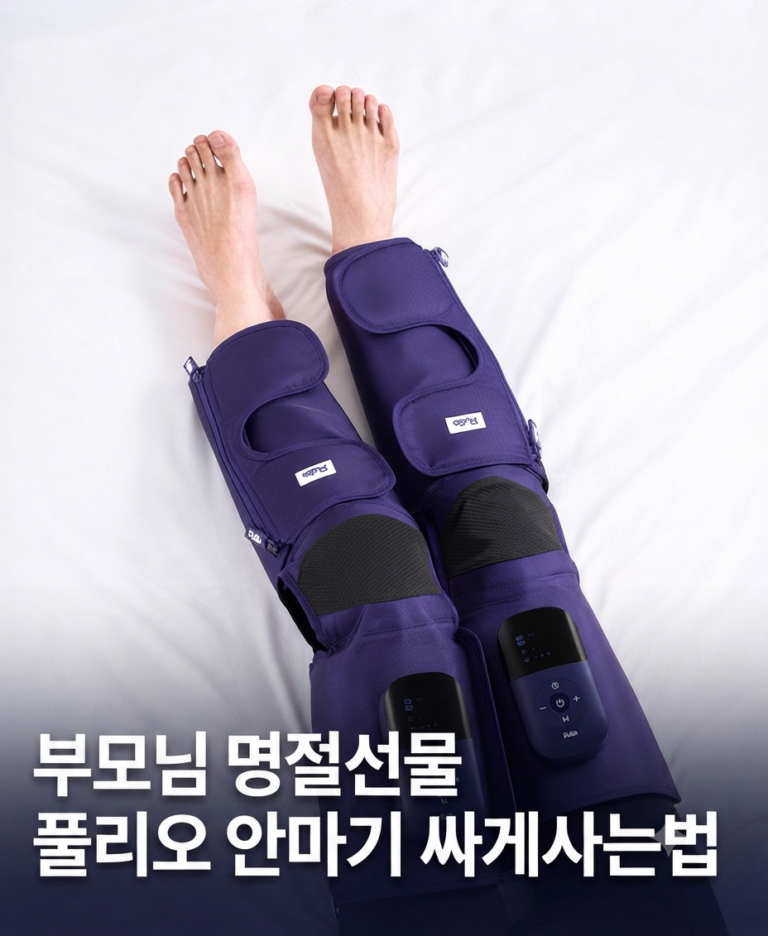 부모님 명절선물로 풀리오 허벅지 종아리 마사지 안마기 PH002 / PH002H 싸게사는법